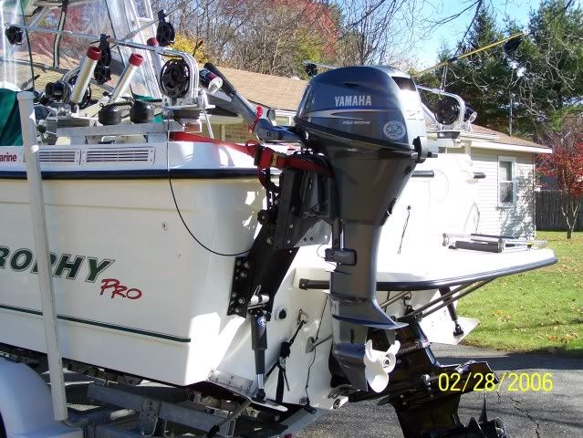 Kicker bracket This Old Boat Lake Ontario United Fishing Forum