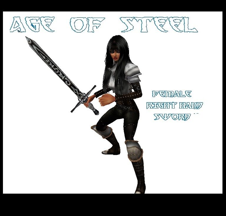  photo AGE OF STEEL RIGHT HANDED SWORD FEMALE PHOTO_1.jpg