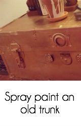 Spray Paint a Trunk