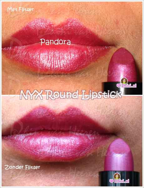 Dhini`s NYX Round Lipstick PANDORA swatches