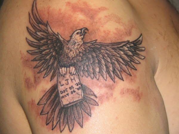 I am planning to get a polish eagle on the upper center of my back and i