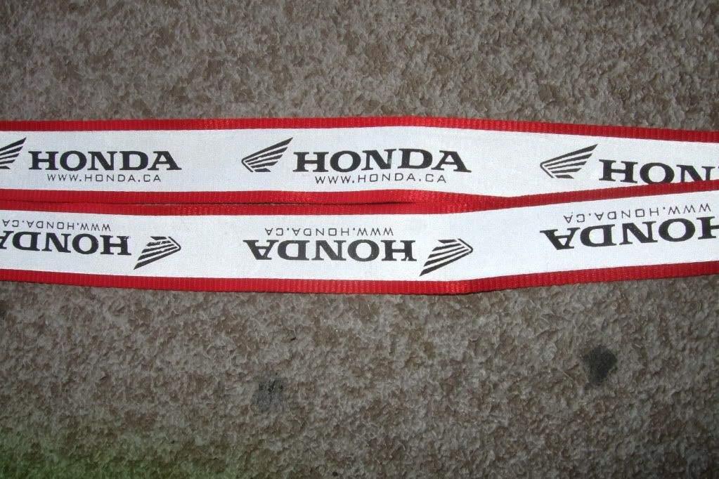 Honda racing lanyards
