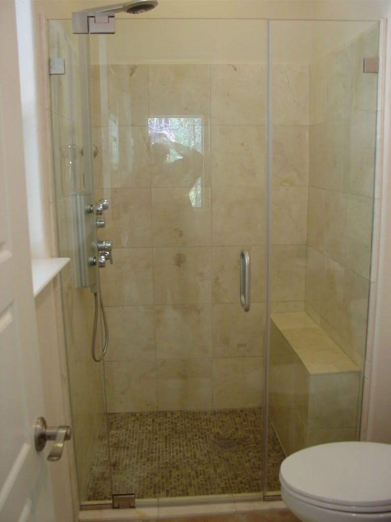 1st Floor Master Walk In Shower With Seat And 4 Body Jets Photo by