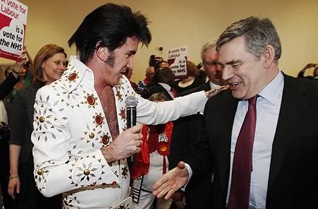 Gordon Brown Elvis