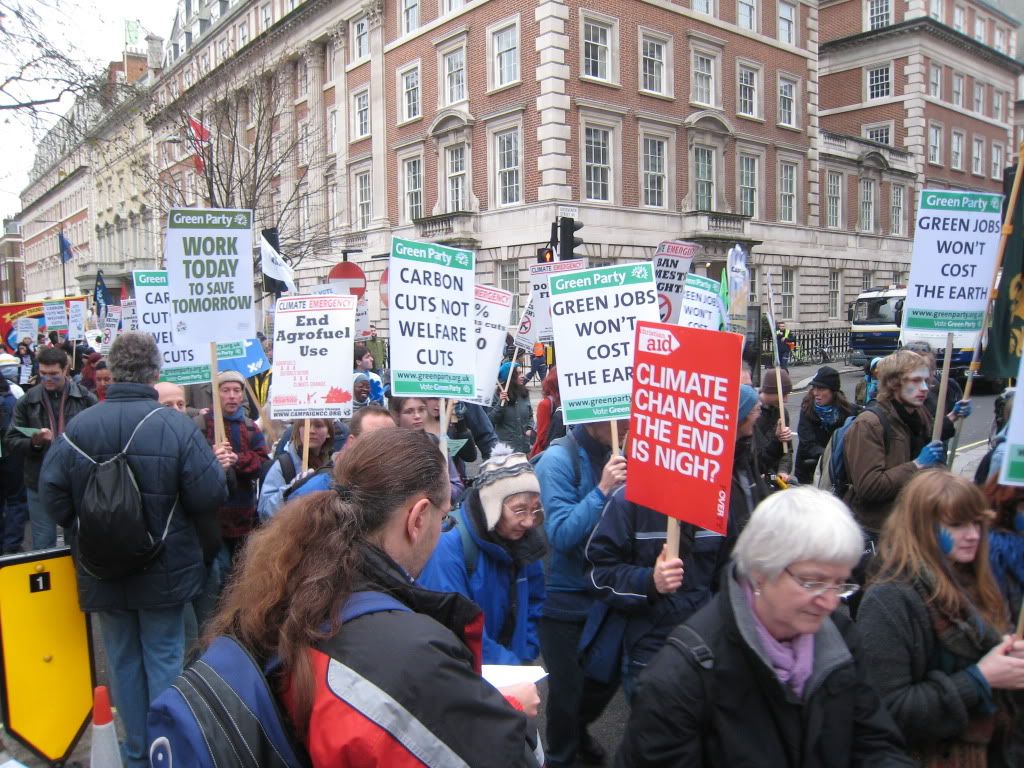 climate change demo London 2009 Dec 05