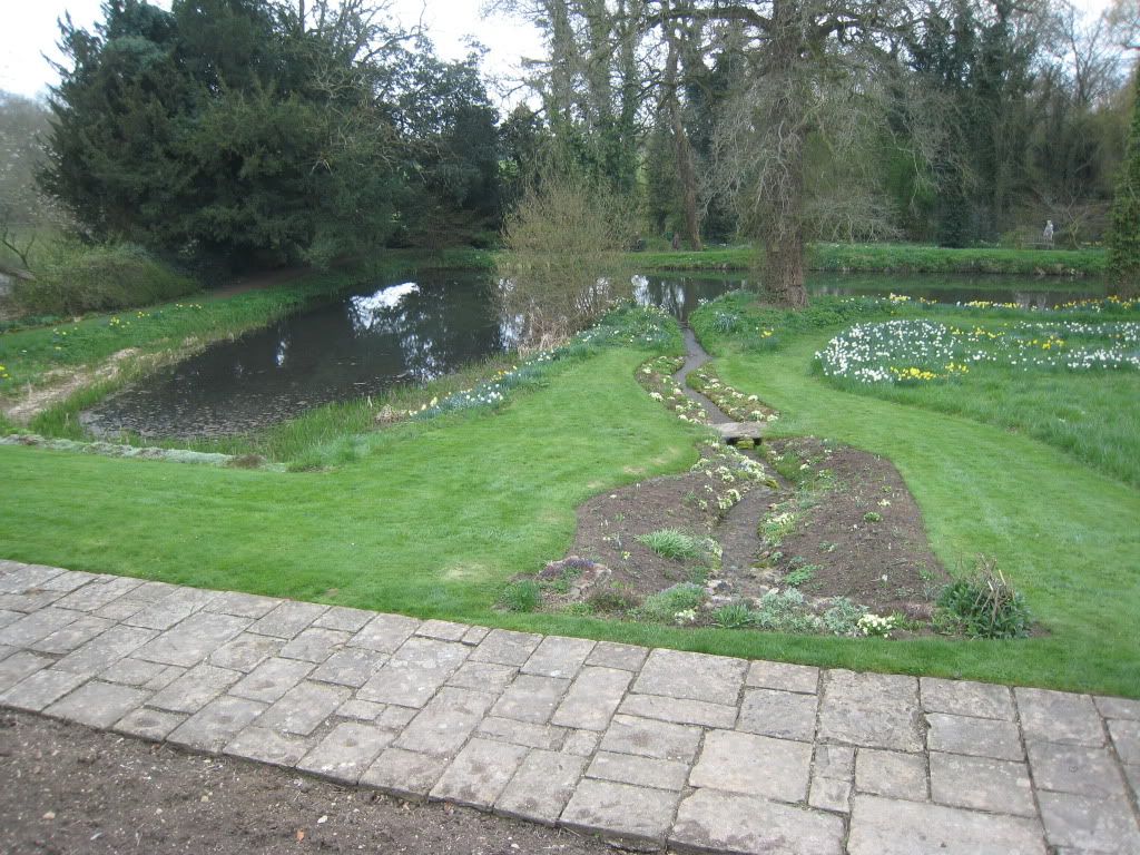 Gt Chalfield moat garden