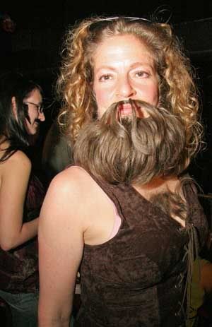 Woman beard