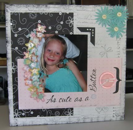 cute as button canvas