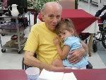 [Caylee Anthony and her Great Grandfather, Alex Plesea 06-158-2008 at Mt.Dora Nursing Home on Father's Day]