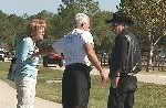 [George and Cindy confront Leonard Padilla at Blanchard Park 11/10/2008]