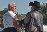 [George and Cindy confront Leonard Padilla at Blanchard Park 11/10/2008]