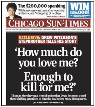 [March 10, 2009 Front Cover of the Sun-Times - www.suntimes.com]