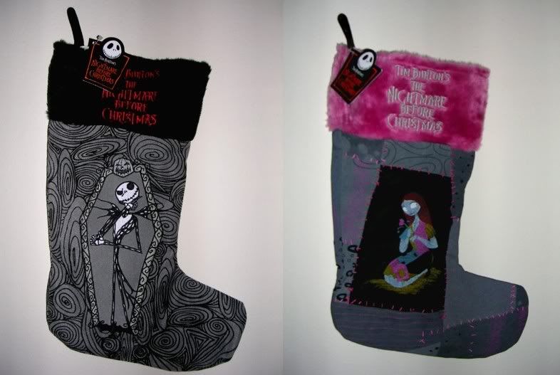 NIGHTMARE BEFORE CHRISTMAS JACK & SALLY X-MAS STOCKINGS  eBay