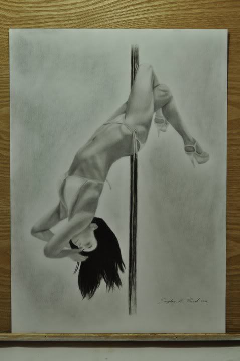 Pole Dancer Drawing