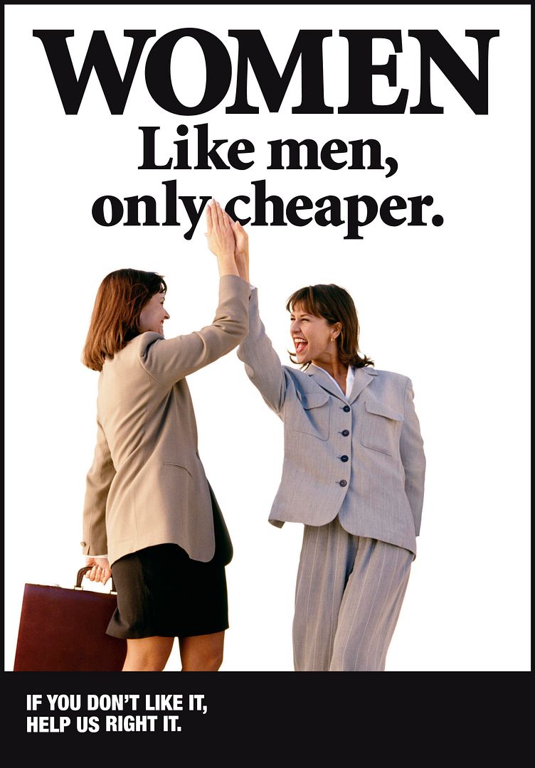 Women, like men only cheaper