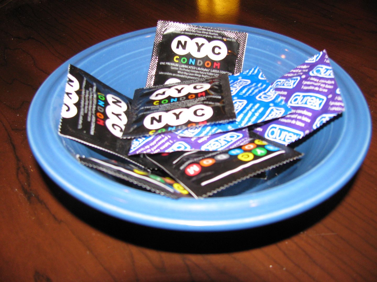 Condom dish