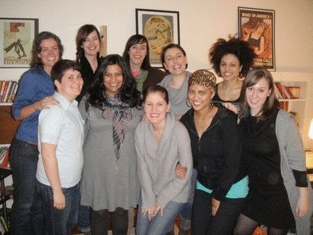 Group shot of the people of Feministing