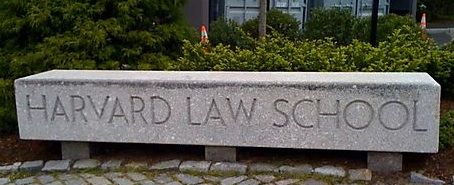 Picture of Harvard Law School sign