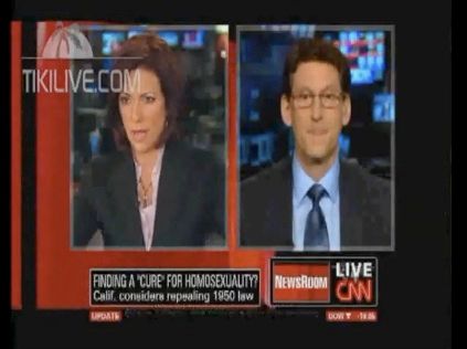 Kyra Phillips and Richard Cohen on CNN. Finding a cure for homosexuality?