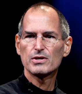 Steve Jobs presenting a new Apple product