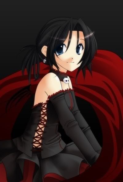 anime wolf girl with black hair. anime girl Pictures, Images