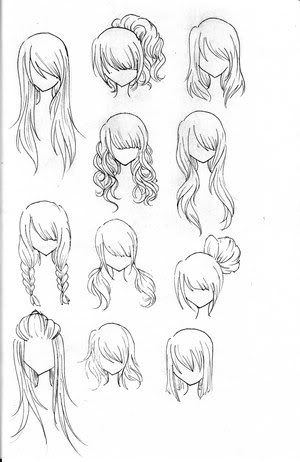 Picture of Anime Hairstyles Drawing