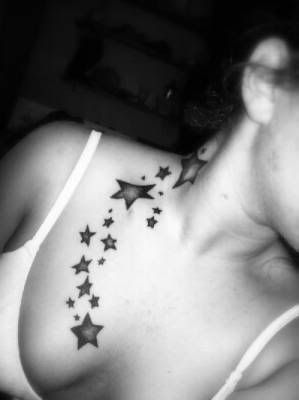Star Tattoo On Hip Bone