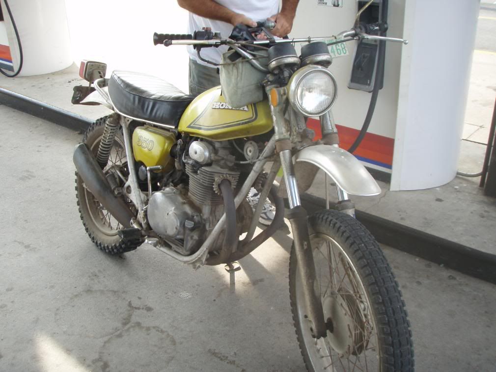 1972 Honda 350 enduro #3