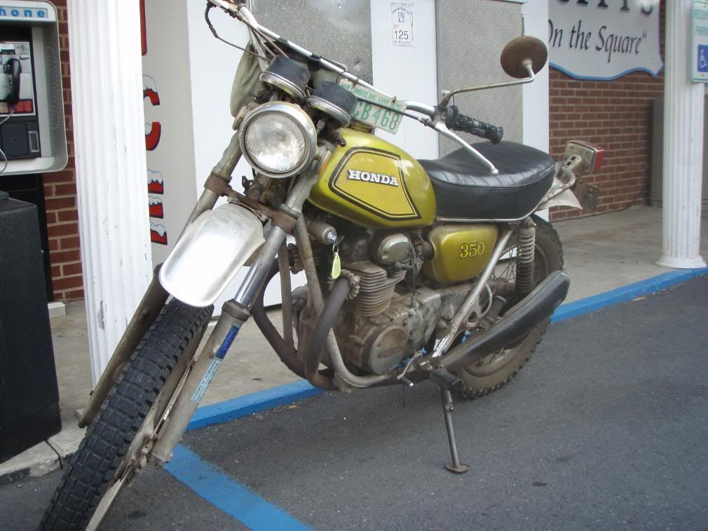 1972 Honda 350 enduro #7