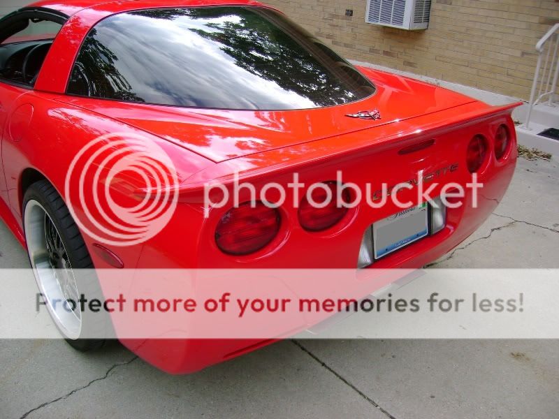 Pics of ACI AWF740 spoiler/wing on my '99 Torch Red. - CorvetteForum ...