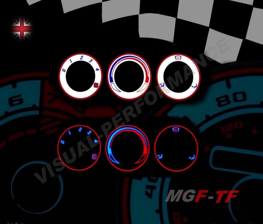 Ford racing dials