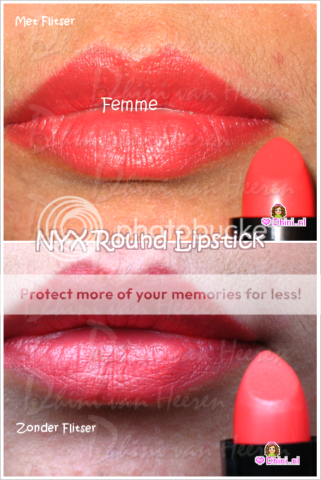Dhini`s NYX Round Lipstick FEMME swatches