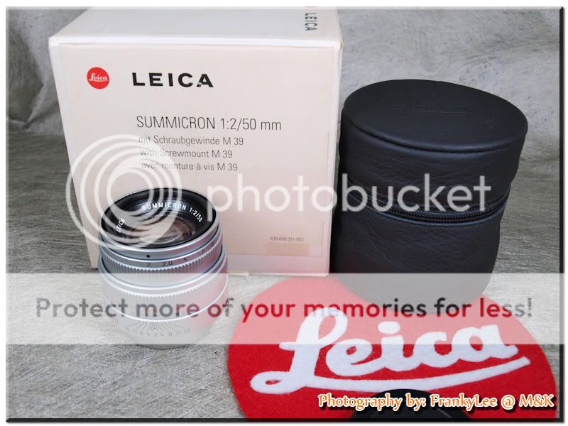 Leica Summicron M39 50/2.0 50mm f/2.0 chrome sliver Japan version 