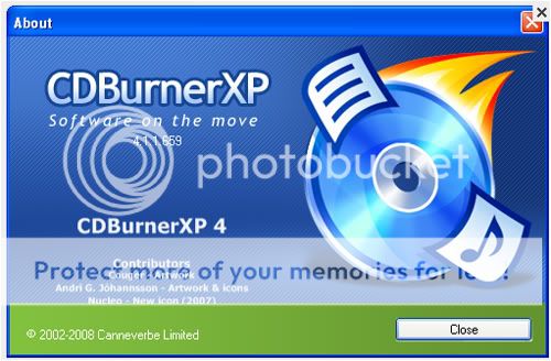 La versión portable de CDBurnerXP 1