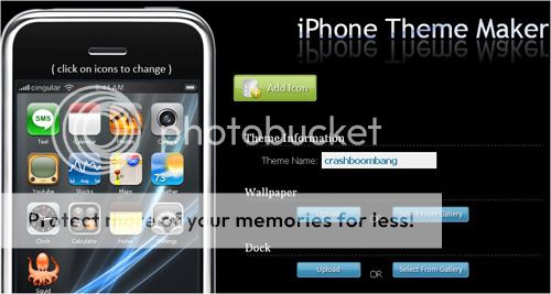 iPhone Theme Maker, crea themes gratuítos para el iPhone on line 1