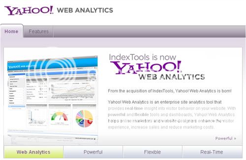 Yahoo! transforma Indextools en WebAnalitics 1