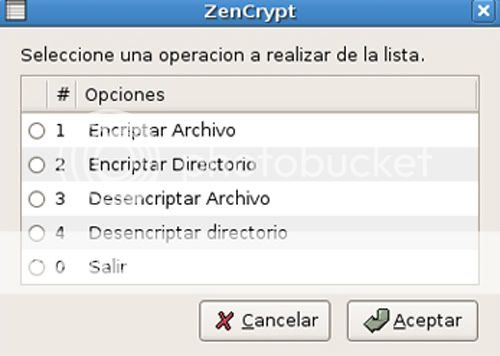 ZenCrypt, encripta en un click tus archivos y directorios en Linux 1