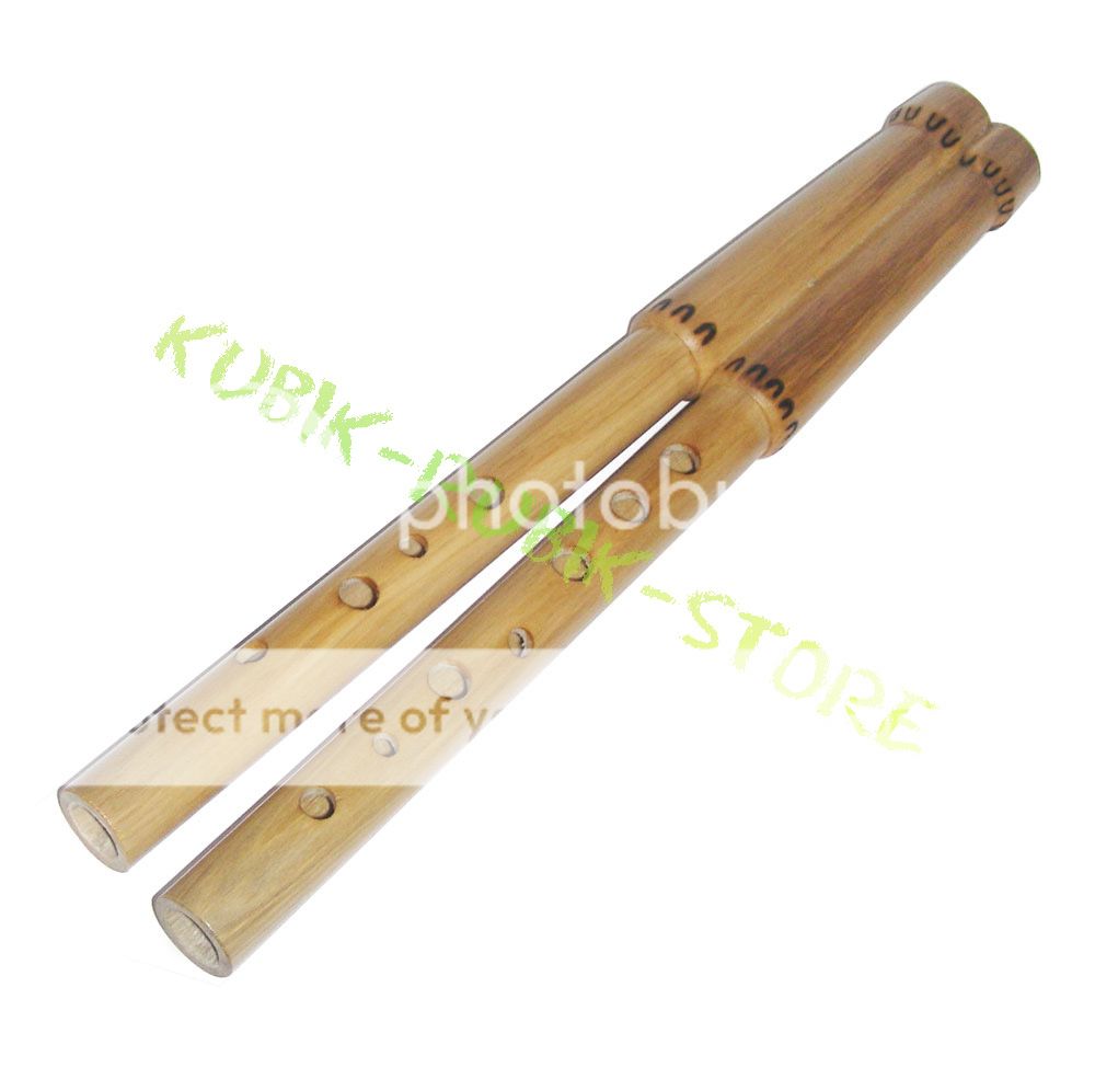 Professional Wooden Ukrainian Ethnic Whistle Double Sopilka 