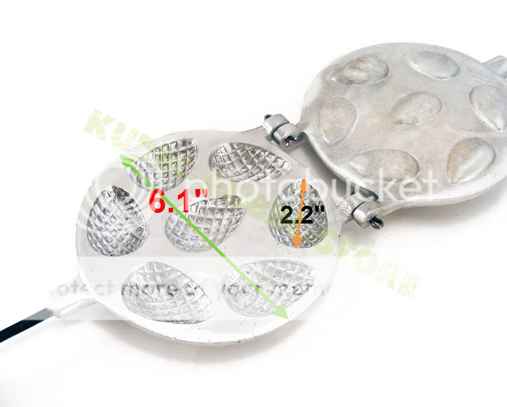 TWO Metal Mold 16 Sweet Oreshki Орешки+ Children Pastry  