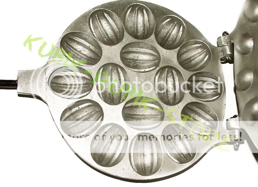 Lot 2 Mold for 16 Sweet Russian Oreshki Nutlets RECIPE  