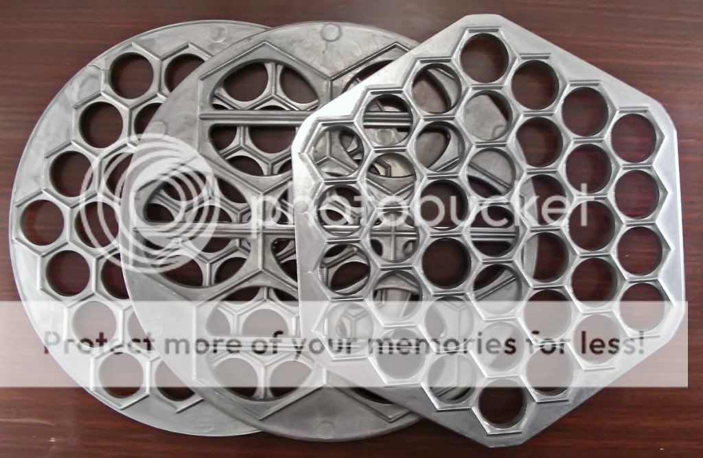 SET 3 METAL MOLD VARENIKI PELMENI RAVIOLI DUMPLINGS  