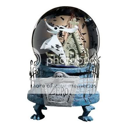 NIGHTMARE BEFORE CHRISTMAS ZERO SNOW GLOBE  