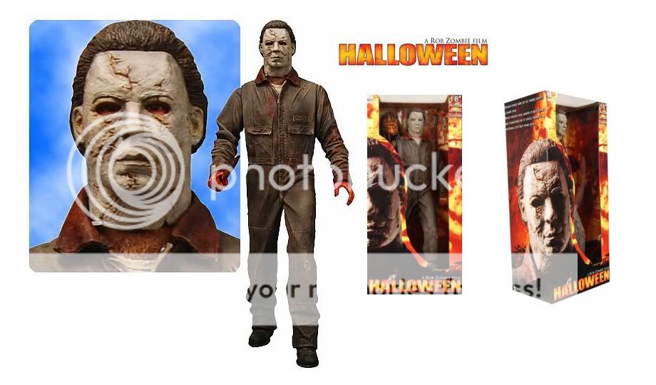 Michael Myers Rob Zombie Figure Halloween 18 w/ Sound  