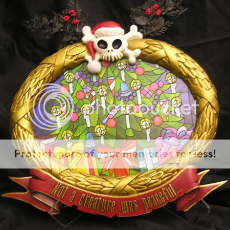 NIGHTMARE BEFORE CHRISTMAS STAINED GLASS PLAQUE #3  