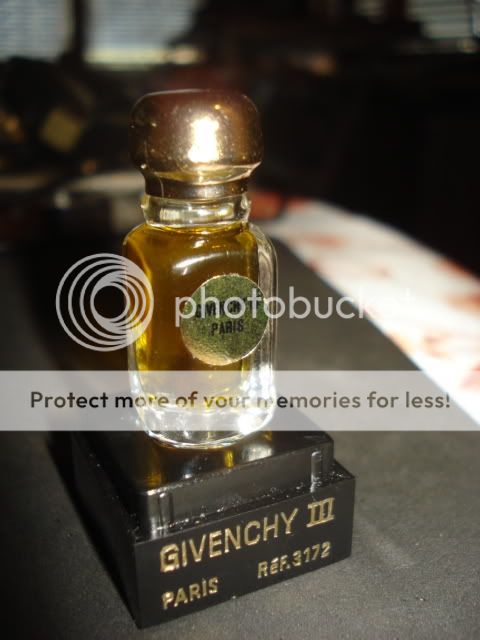   PARIS MINIATURE BOTTLE 2cm/3 UNUSED PERFUME GIVENCHY #3172 RARE  