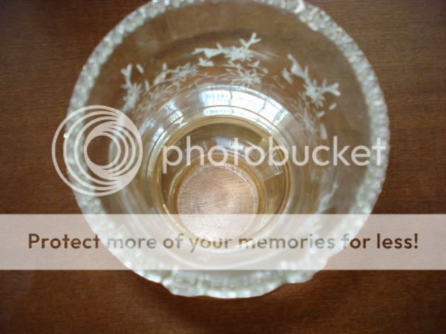 Antique Victorian Glass Oil Gas Lamp Shade Etched RARE